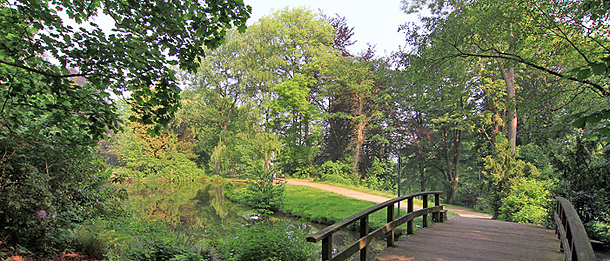 Am südlichen Rand der Innenstadt liegt mit dem Stadtgarten eine attraktive Grünanlage. (Foto: Michael Kaub/Stadt Hagen)