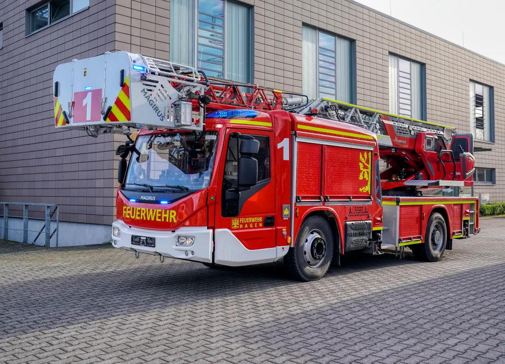 Foto: Wechselladerfahrzeug der Feuerwehr