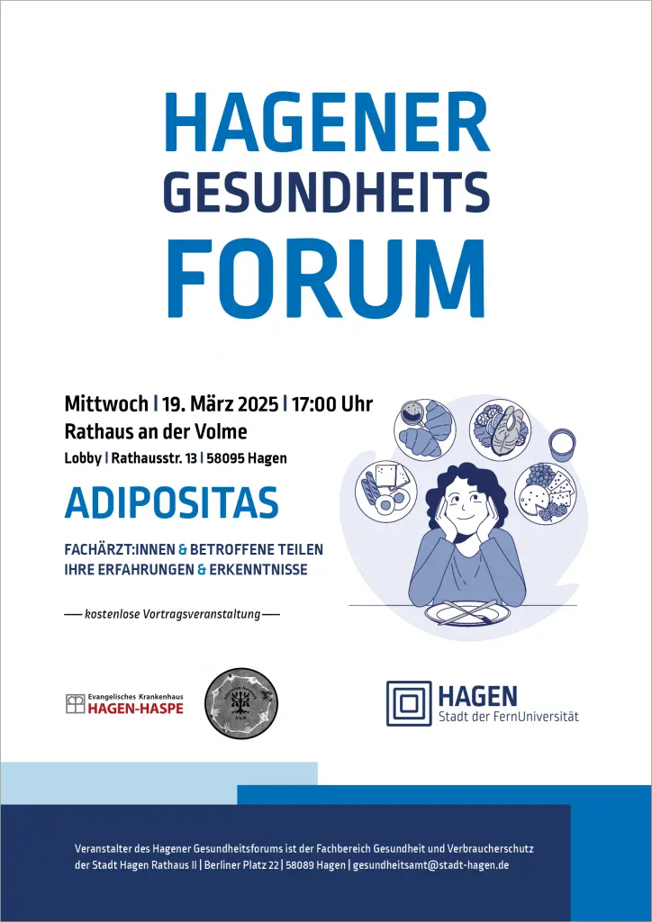 Veranstaltungsplakat Adipositas