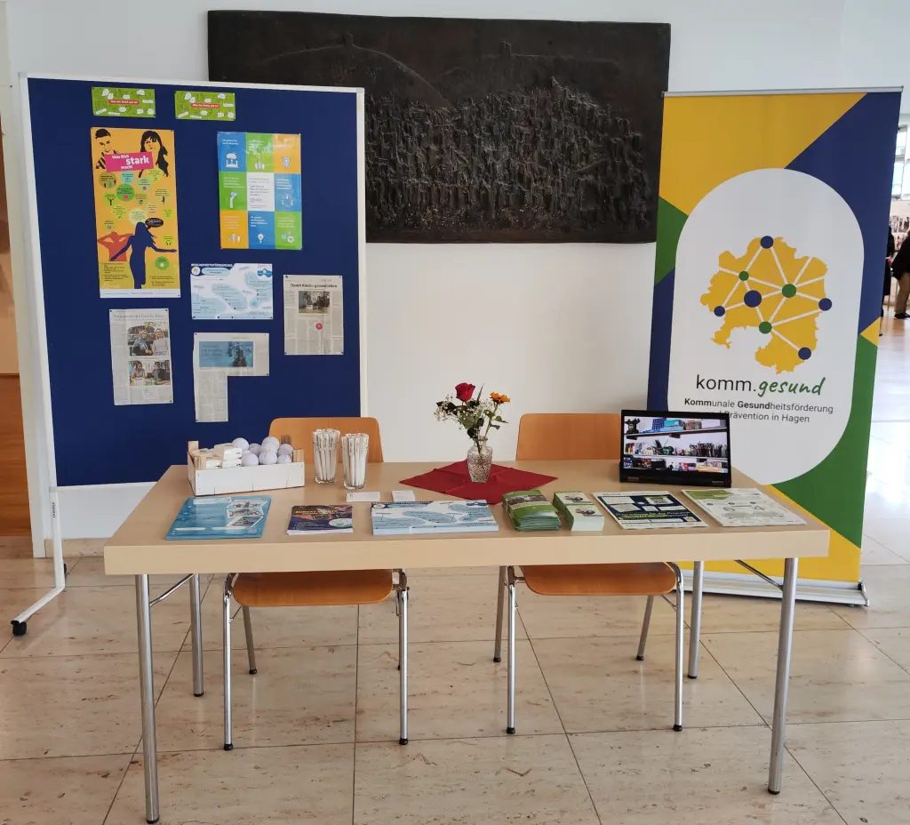 Bild: Informationsstand beim Fachtag "Sexualisierte Gewalt im Fokus"