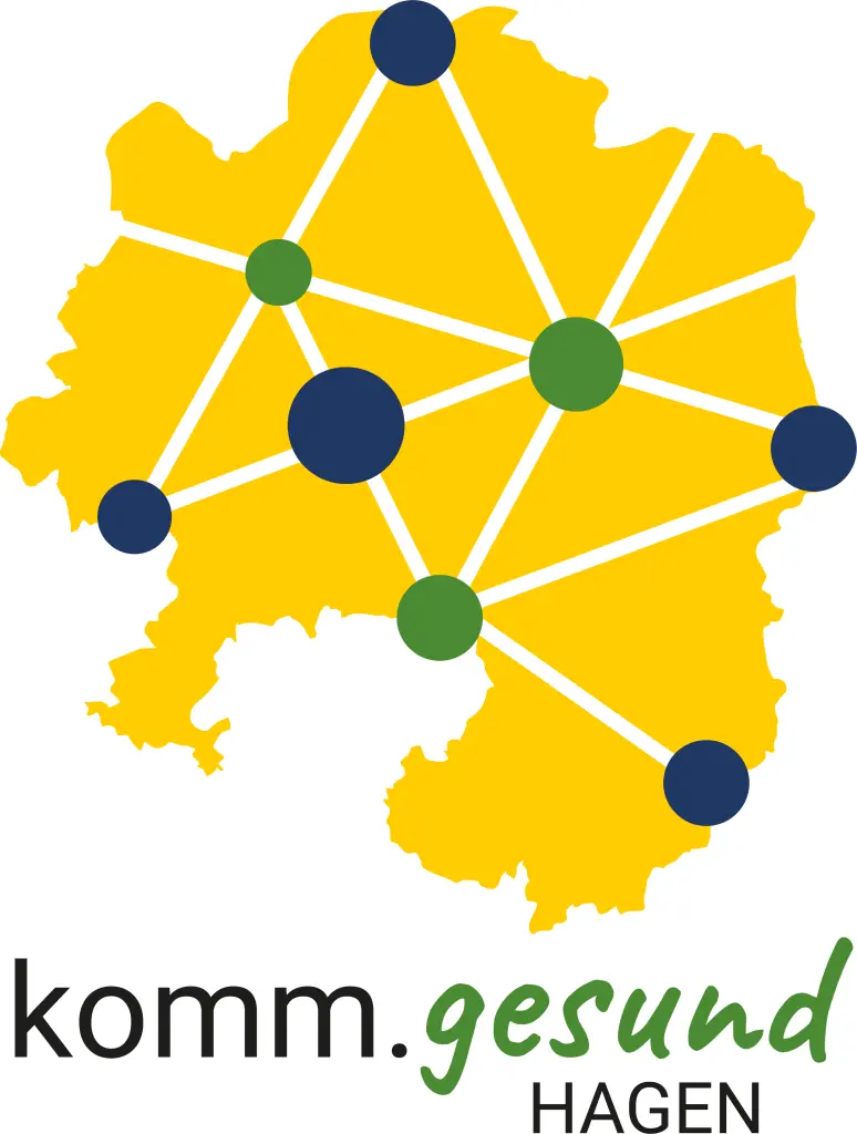 Grafik: Projektlogo "komm.gesund"