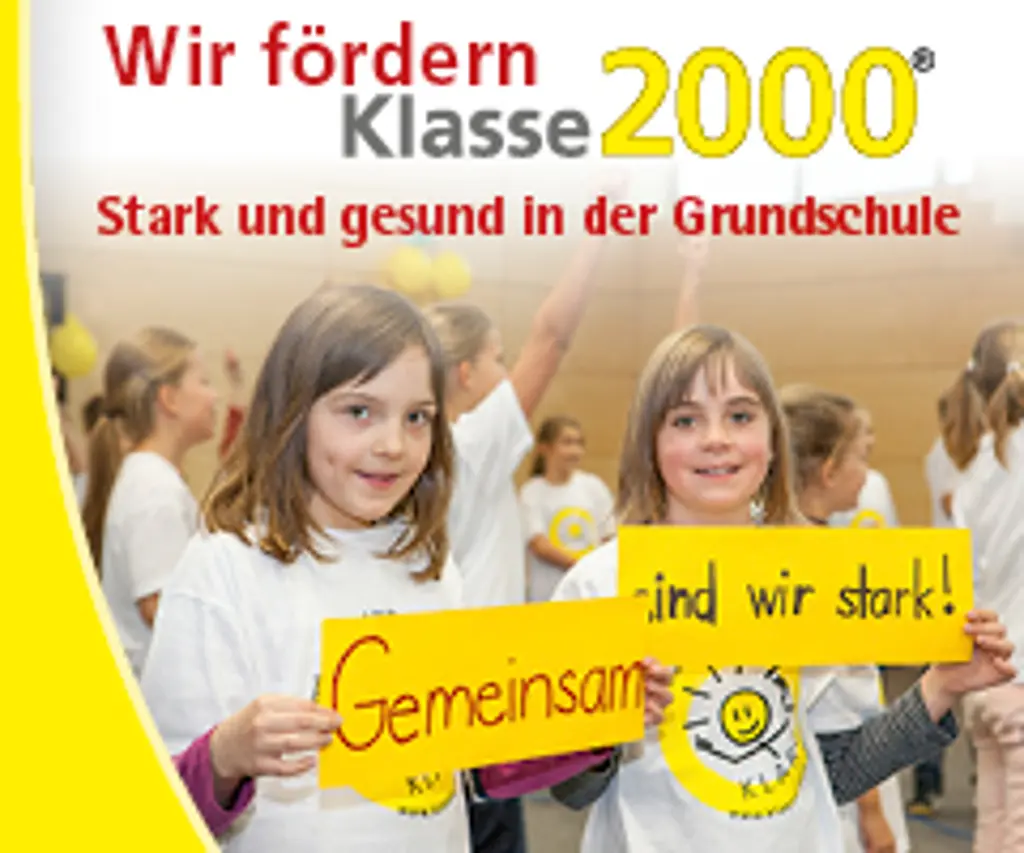 Bild: Banner vom Angebot "Klasse2000"