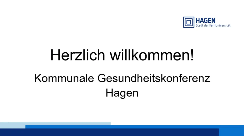 Bild Herzlich Willkommen Kommunale Gesundheitskonferenz