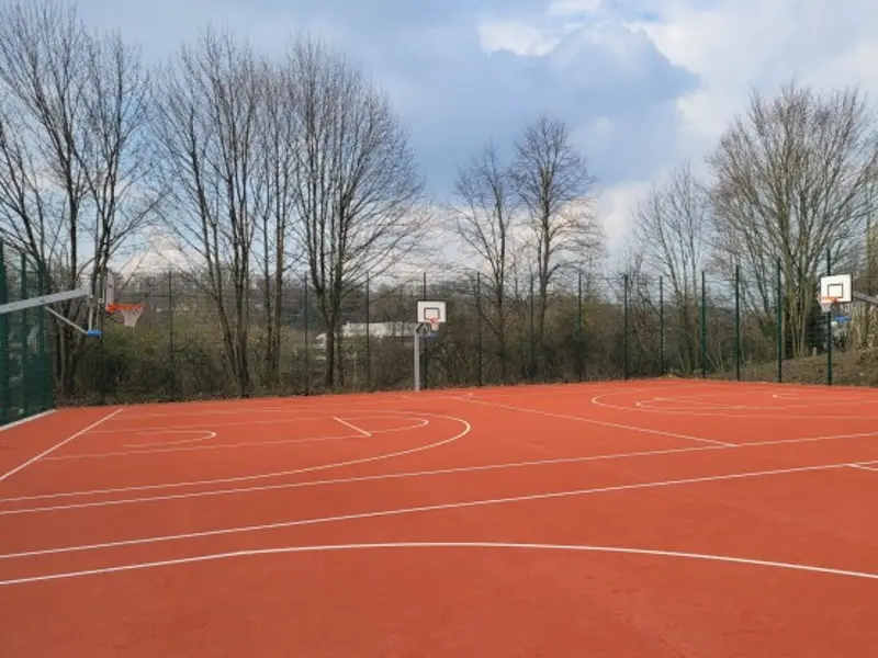 Die 3x3 Basketballanlage in der Hasper Bezirkssportanlage.