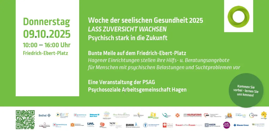 Einladung für den Tag der seelischen Gesundheite
