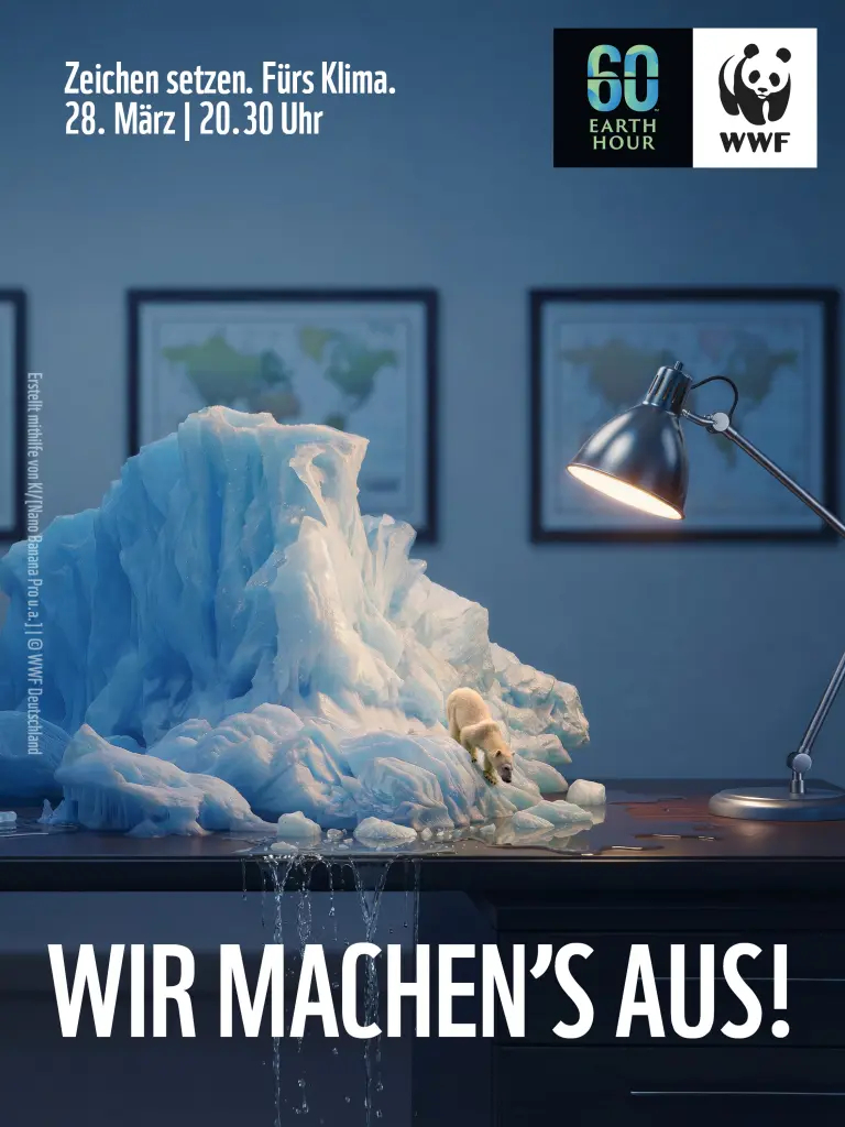 Zeichen setzen. F&uuml;rs Klima. 28. M&Auml;rz um 20.30 UHr "Wir machen's aus"