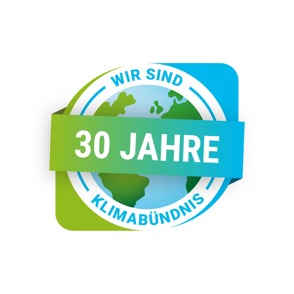 Logo: Das Logo des Hagener Klimabündnis mit einer Weltkugel.