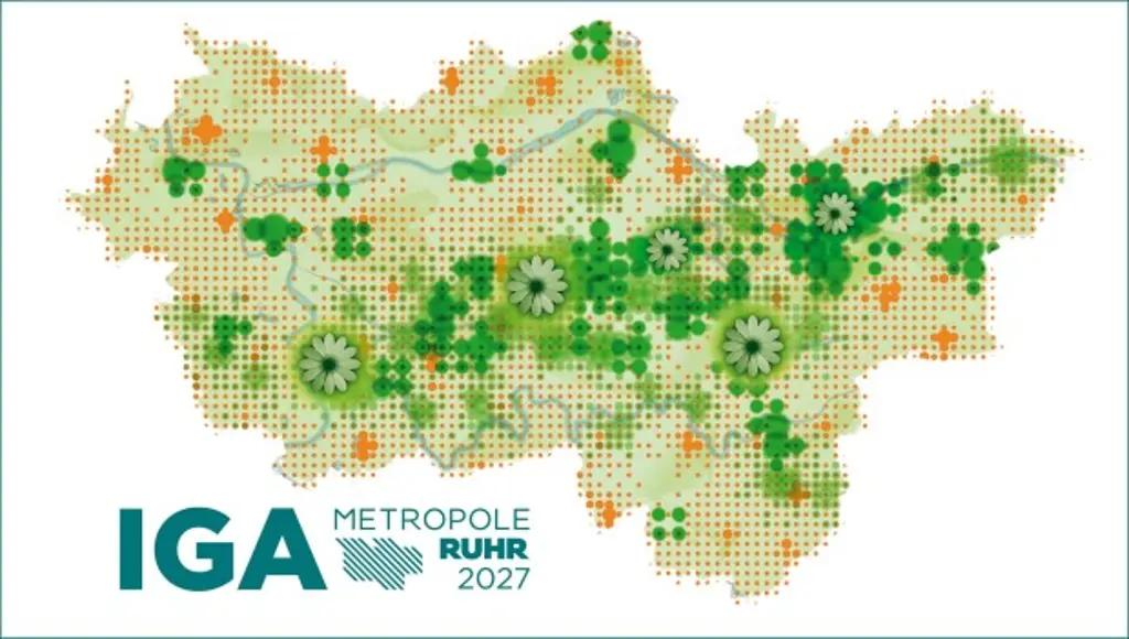 Das Logo der Internationalen Gartenausstellung im Jahr 2027.