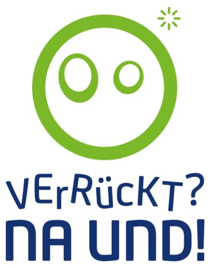 Grafik: Logo vom Programm "Verrückt? Na und!"