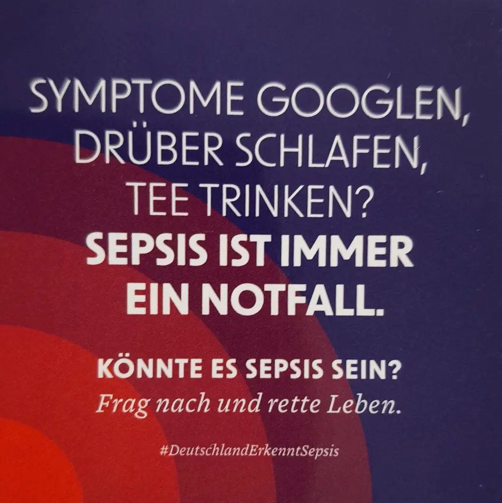 Foto Sticker #DeutschlandErkenntSepsis