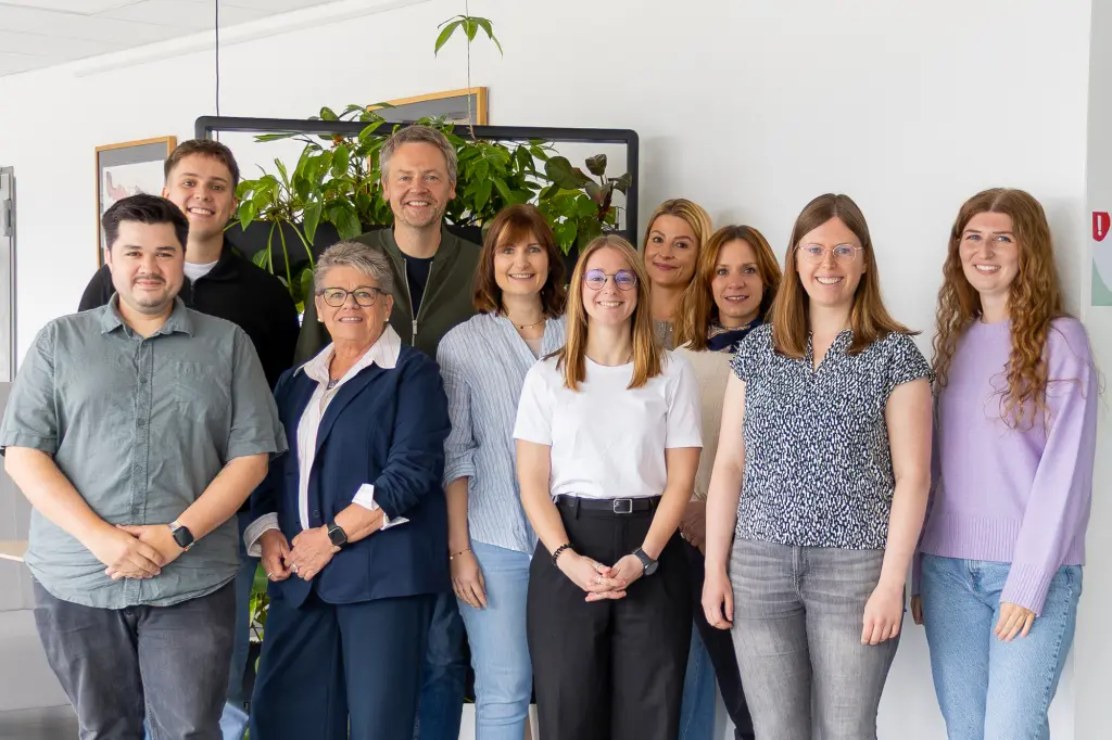 Foto: Das zehnköpfige Team der Pressestelle.