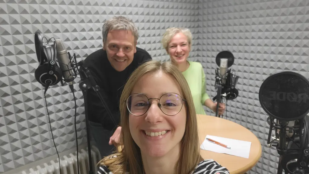 Fotos: v.l. Michael Kaub, Charlien Schmitt und Annika Möhl