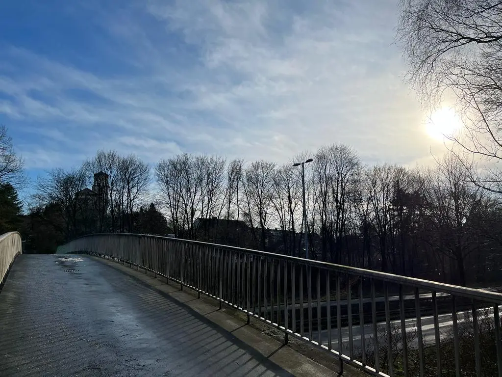 Foto: Fußgängerbrücke Klosterstraße