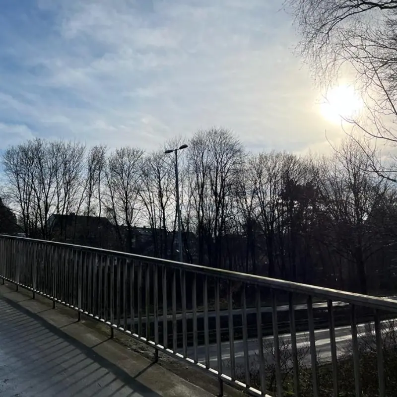 Foto: Fußgängerbrücke Klosterstraße