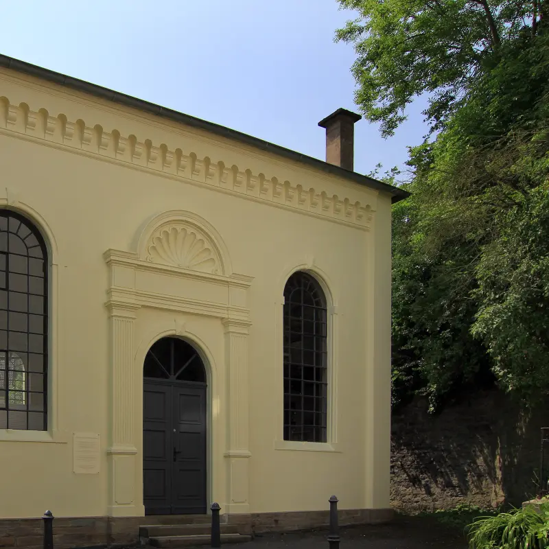 Foto: Au&szlig;enaufnahme der Alten Synagoge Hohenlimburg
