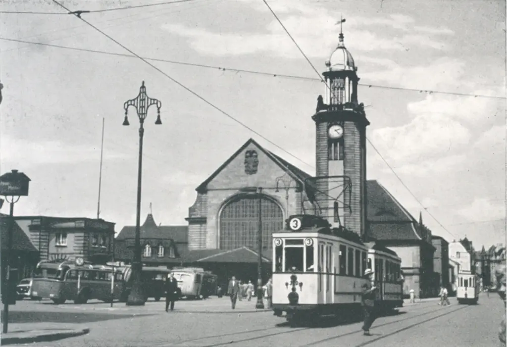 Foto: Historische Aufnahme des Hagener Hauptbahnhofs.