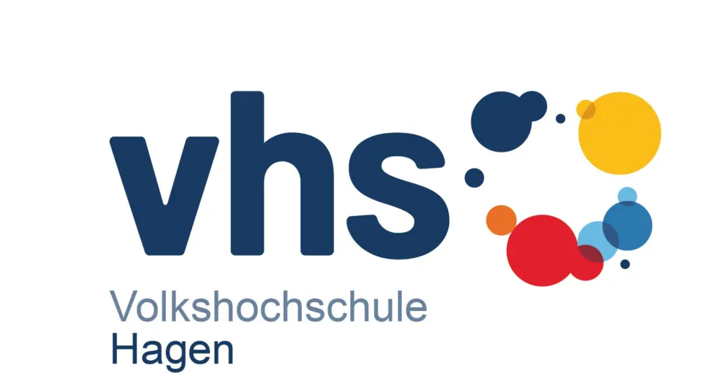 Foto: Das Logo mit dem Schriftzug "vhs, Volkshochschule Hagen".