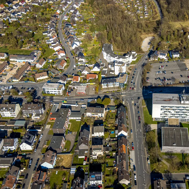 Foto: Luftbild der Gel&auml;ndes "Im D&uuml;nningsbruch".