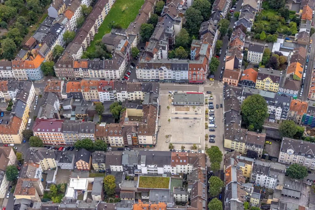 Foto: Luftbild von Wehringhausen.