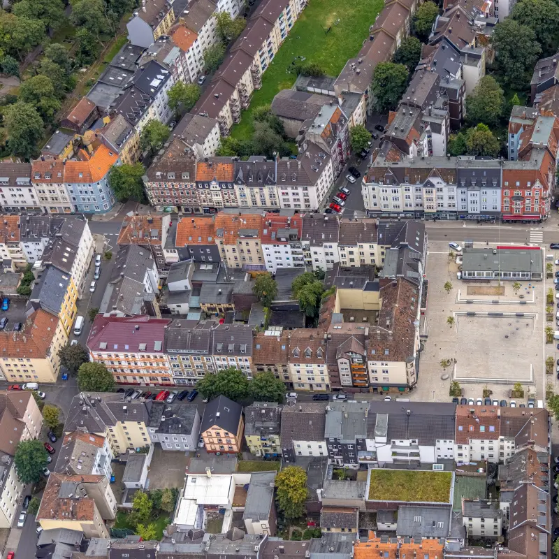 Foto: Luftbild von Wehringhausen.