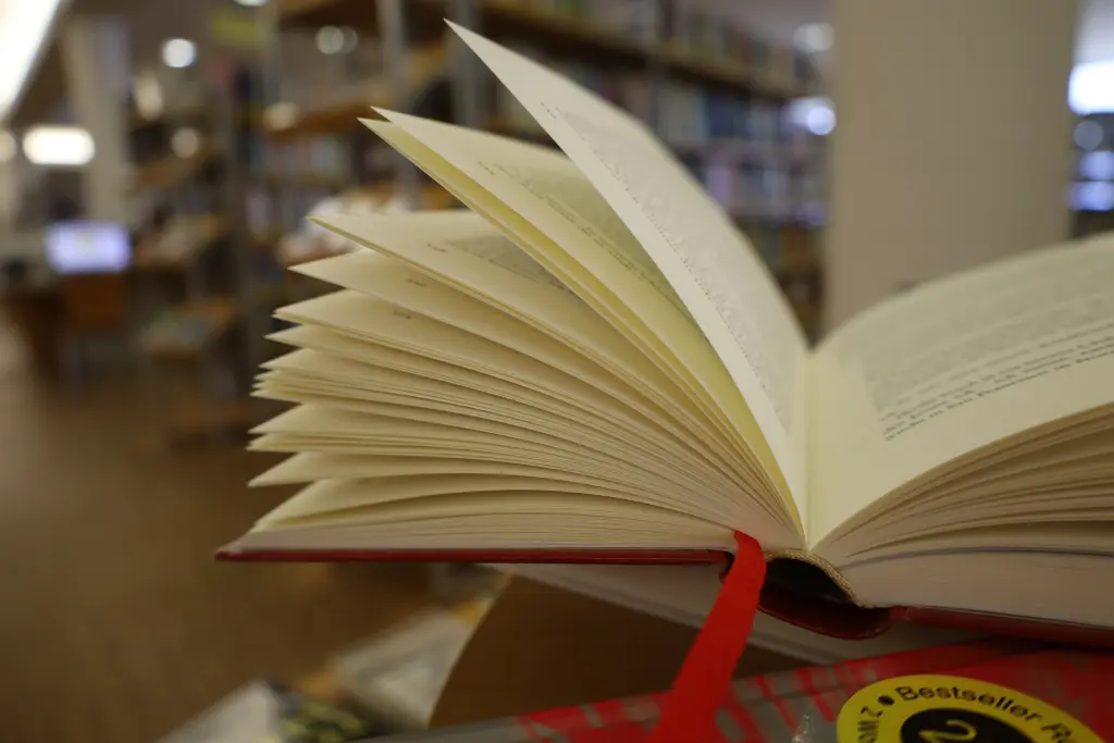 Foto. Ein aufgeschlagenes Buch