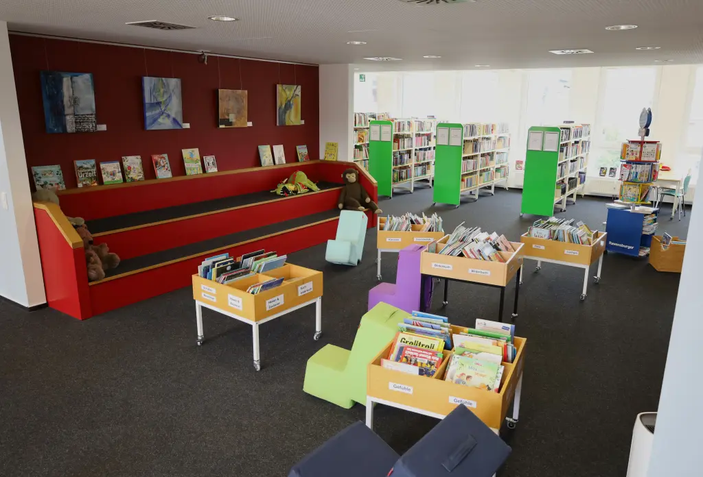 Foto: Innenaufnahme des Kinderbereichs in der Stadtteilbücherei Haspe.