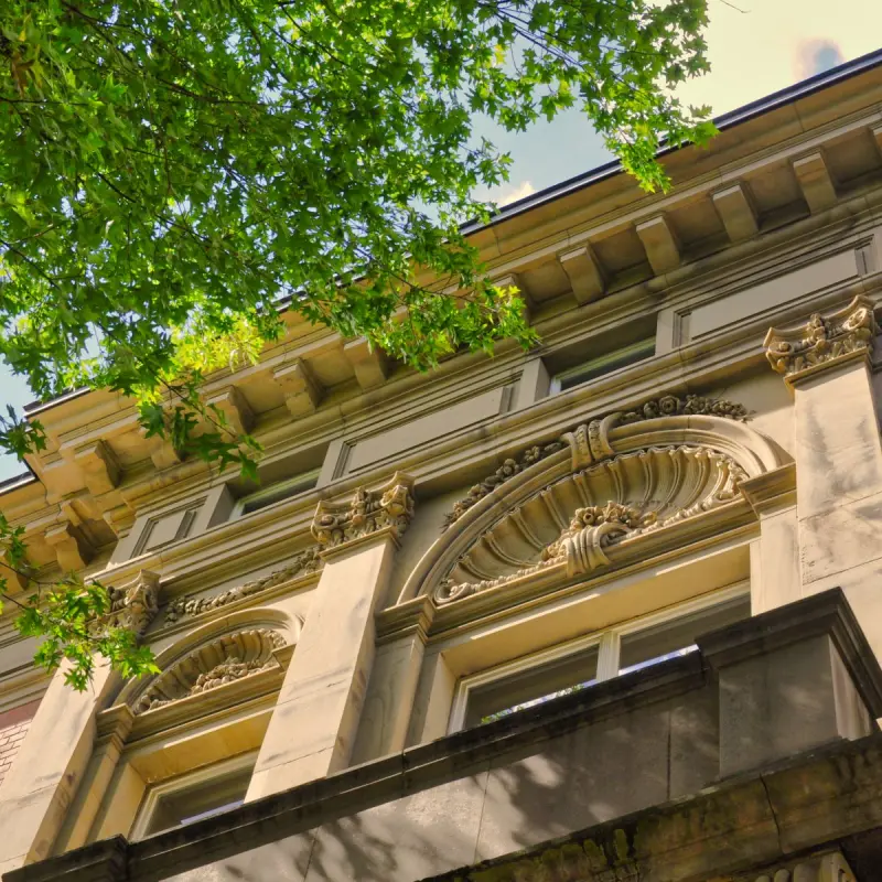Foto: Au&szlig;enansicht der Villa Post