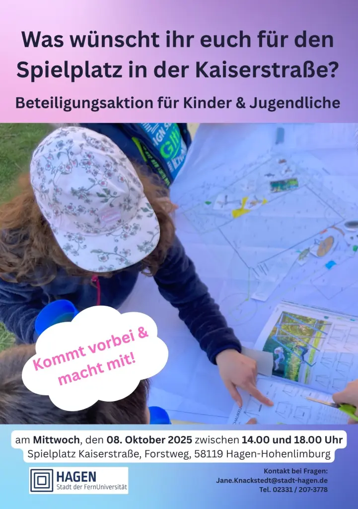 Das Foto zeigt das Einladungsplakat zur Aktion.