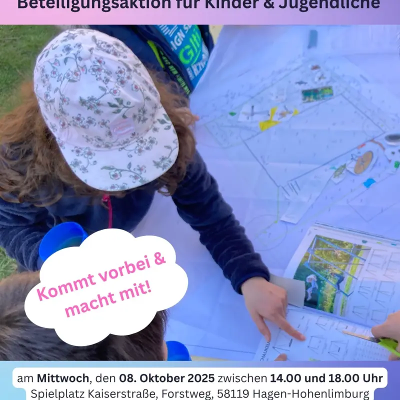 Das Foto zeigt das Einladungsplakat zur Aktion.