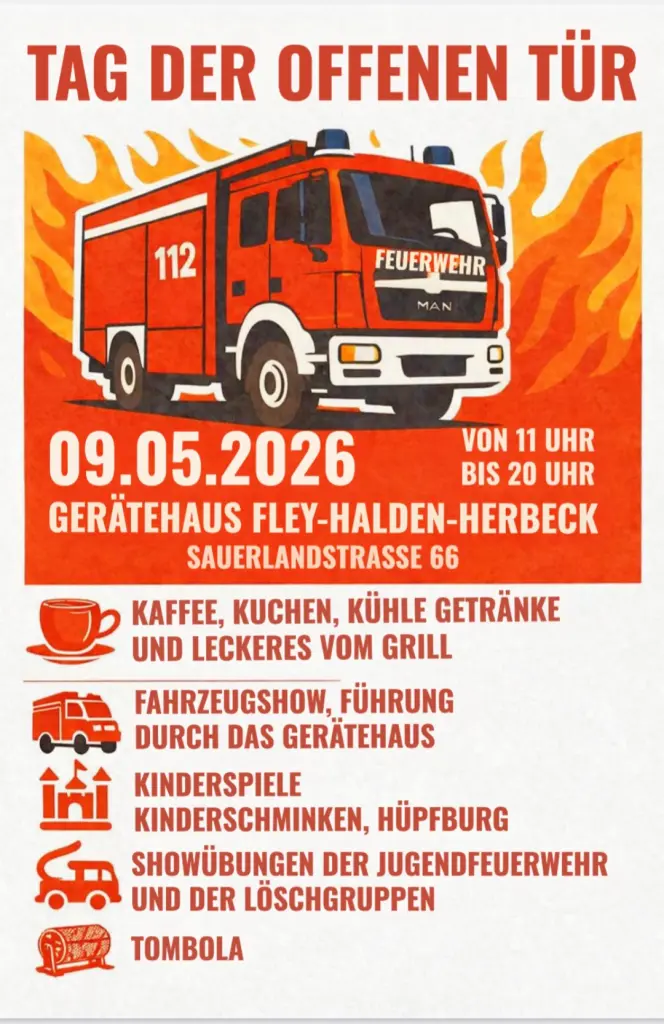 Tag der offenen T&uuml;r bei der Feuerwehr Herbeck Halden Fley und Jugendfeuerwehr Mitte