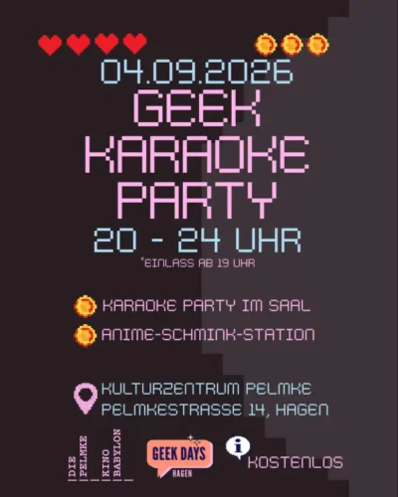 Start der Geek Days: Geek-Karaoke-Party