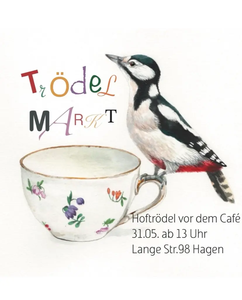 Tr&ouml;delmarkt am Buntspecht Cafe