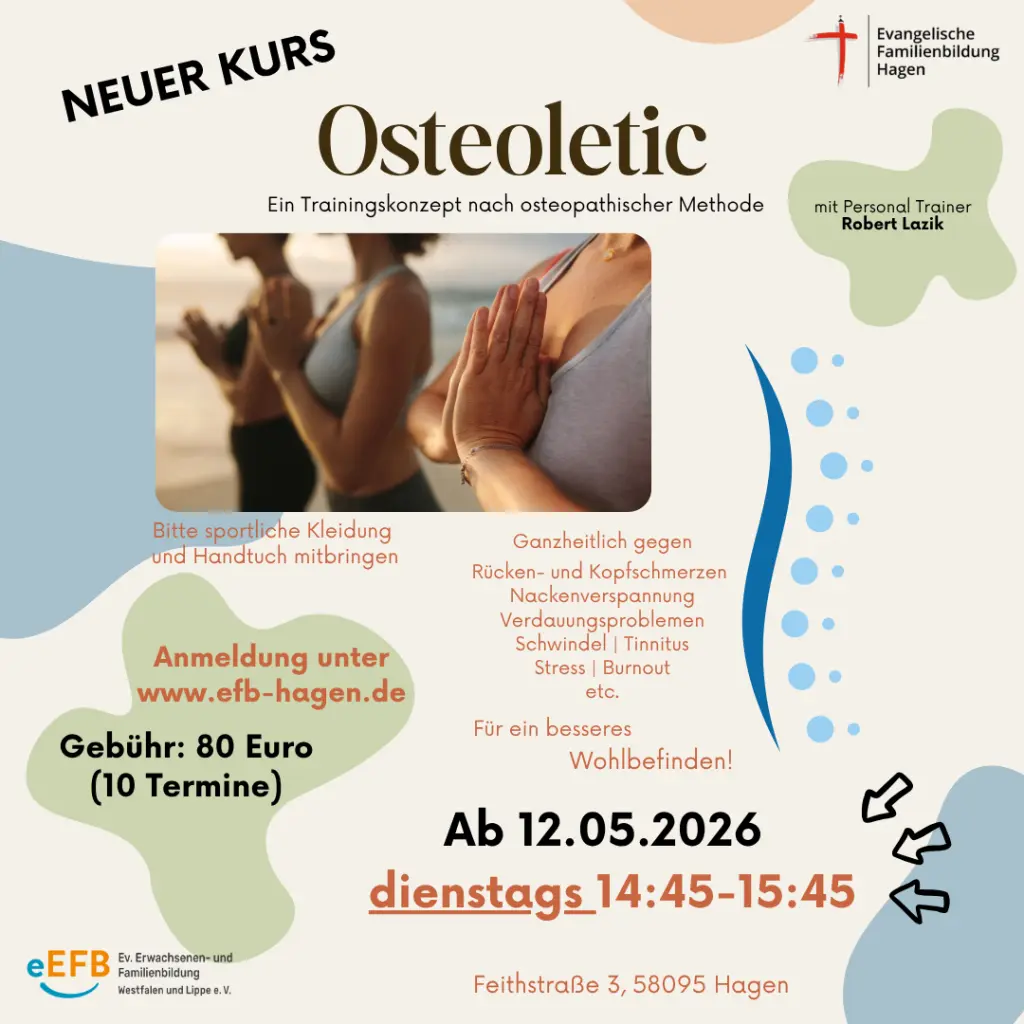 Osteoletic I am Nachmittag: Das osteopathischen Trainingskonzept