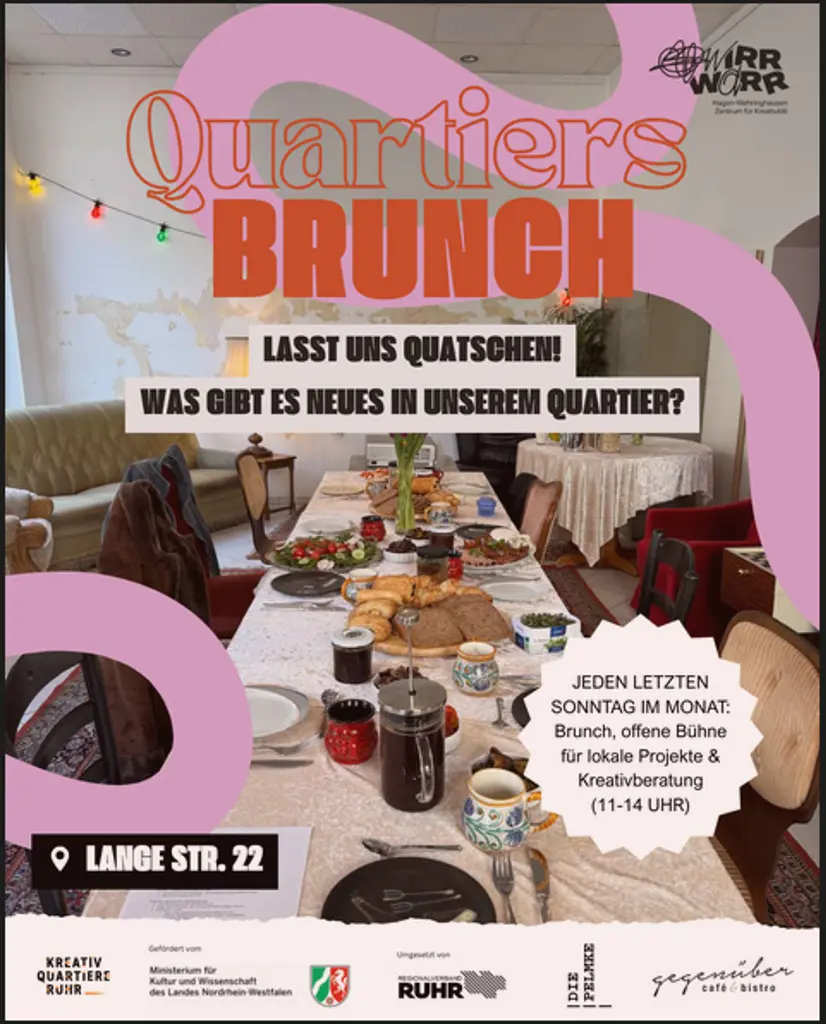 QUARTIERS BRUNCH & KREATIVBERATUNG FÜR KREATIVE & PROJEKTE IN WEHRINGHAUSEN