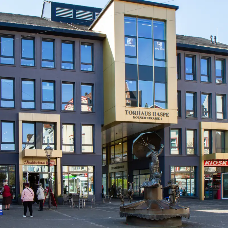 Foto: Au&szlig;enaufnahme des Hasper Torhauses