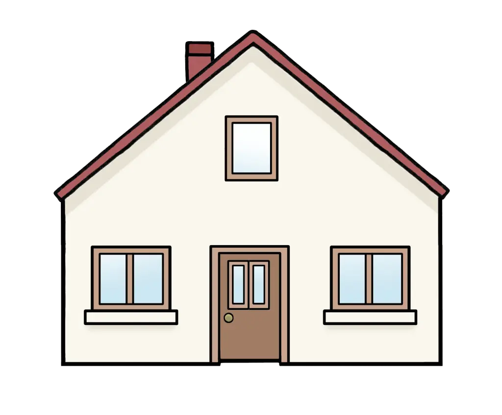 Ein Haus.