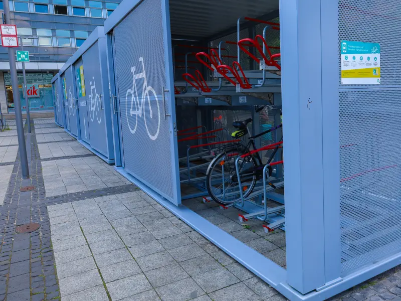Bild zeigt Sammelabstellanlage am Hagener Hbf.