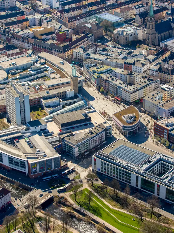 Blick auf die Hagener Innenstadt