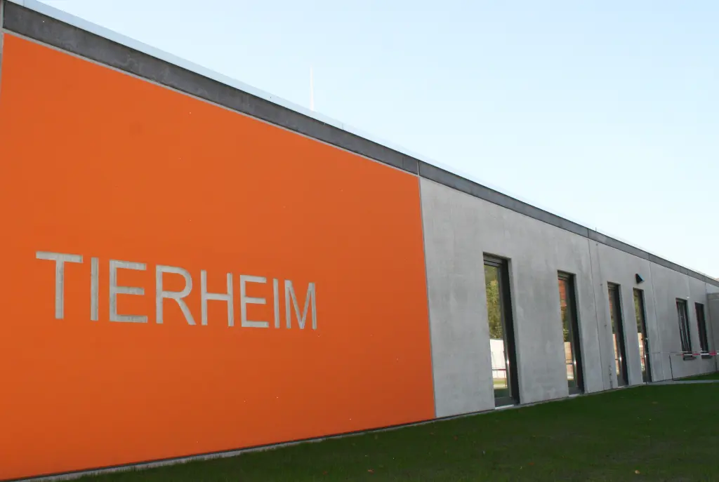 Foto: Die Fassade des Hagener Tierheims