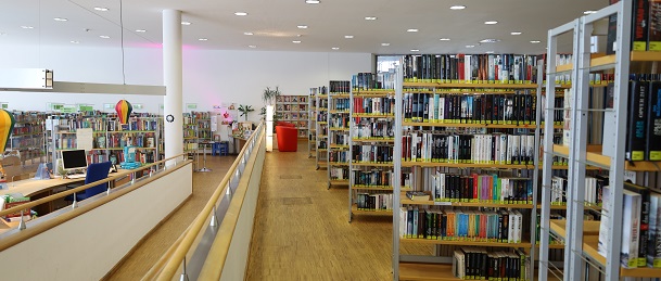 Ein Paradies für Bücherfreunde: Die Stadtbücherei. (Foto: Linda Kolms/Stadt Hagen)
