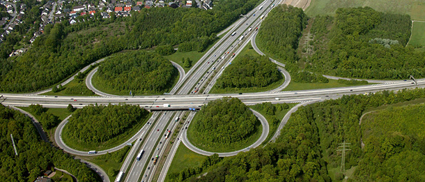 Ein weiterer bedeutender Standortfaktor von Hagen ist zweifelsohne auch die exponierte verkehrsgeographische Lage im Herzens Deutschlands. (Foto: Hans Blossey)