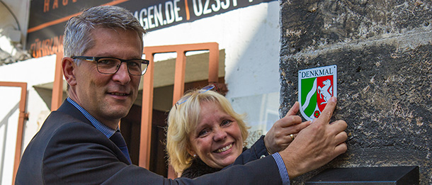 In Hagen sind zahlreiche Bunker aus dem Zweiten Weltkrieg noch erhalten. Der Hochbunker in der Bergstraße steht seit 2015 unter Denkmalschutz. (Foto: Michael Kaub/Stadt Hagen)