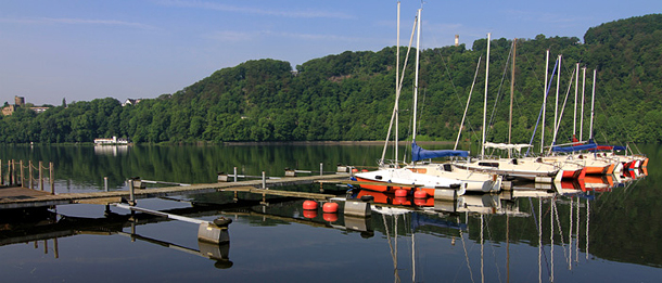 Ein beliebter Treffpunkt für Wassersportler: Der Harkortsee. (Foto: Michael Kaub/Stadt Hagen)