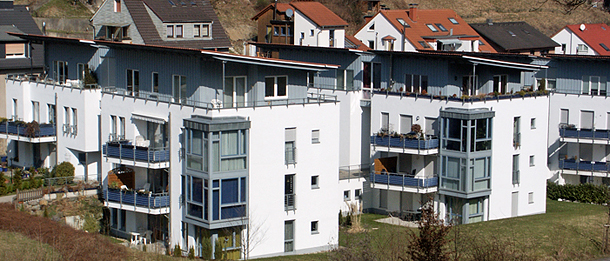 Die verschiedensten Wohnformen sind in Hagen zu finden - so wie hier in der Wesselbach. (Foto: Karsten-Thilo Raab/Stadt Hagen)