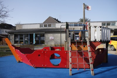 Im Kinderhaus in der Hovestadtstraße können die Kinder selbst die Segel setzen. (Foto: Max Gerhard/Stadt Hagen)