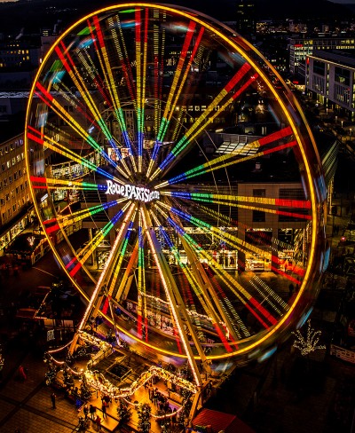 Riesenrad auf dem Hagener Weihnachtsmarkt (Foto: Michael Kaub) 