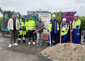 Spatenstich in Hagen Garenfeld und Berchum: Westconnect bringt Glasfasernetze zu weiteren Haushalten und Betrieben. (Foto: Westconnect)