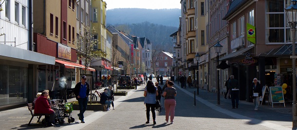 Der Stadtteil Haspe verfügt über einen eigenen Fußgängerzonenbereich. (Foto: Charlien Schmitt/Stadt Hagen)