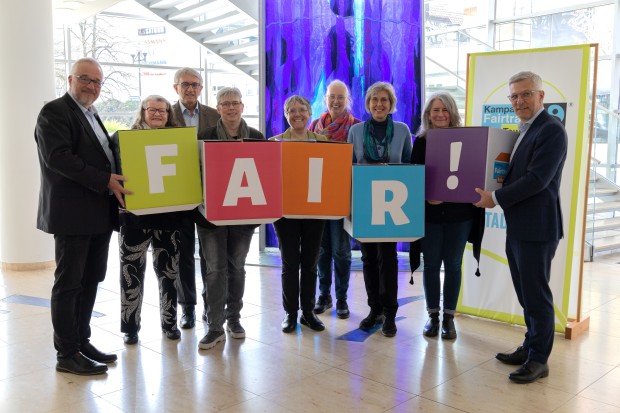 Die Steuerungsgruppe der Fairtrade Town Hagen (Foto: Charlien Schmitt)