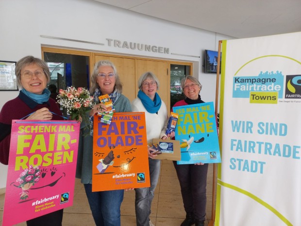 Die Steuerungsgruppe der Fairtrade Town Hagen (Foto: Charlien Schmitt)